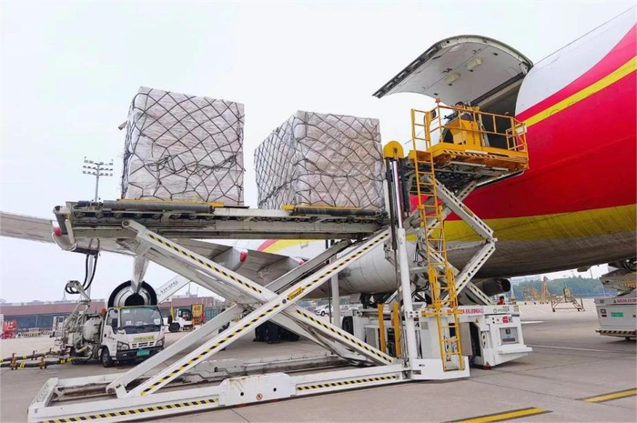 南京至墨西哥城全货机航线开通。图/东部机场集团航空物流公司