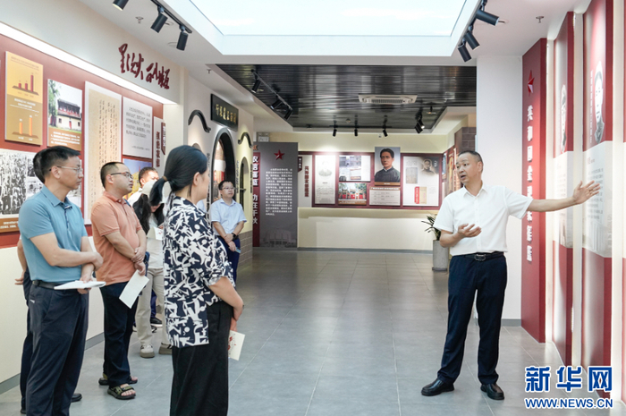  位于龙岩市上杭县的红色农信诞生地纪念馆，记录着一段红色农信诞生的历史。新华网 蒋巧玲 摄
