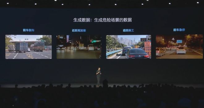▲理想汽车世界模型生成的场景