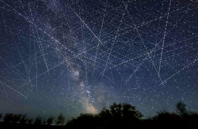 ▲星链网络示意图