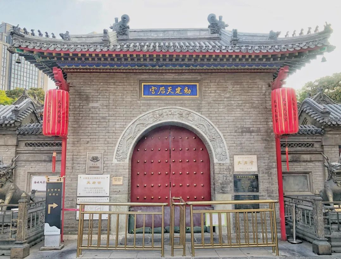 天津天后宫大门（微友@齐志供图）