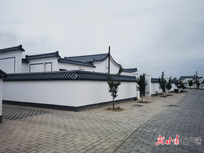 　　高台县宣化镇上庄村弱水蒹葭乡村建设示范点。图片由新甘肃·甘肃日报记者 冯宝强 摄