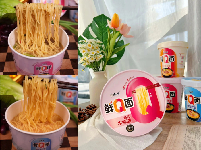 康师傅旗下鲜Q面产品