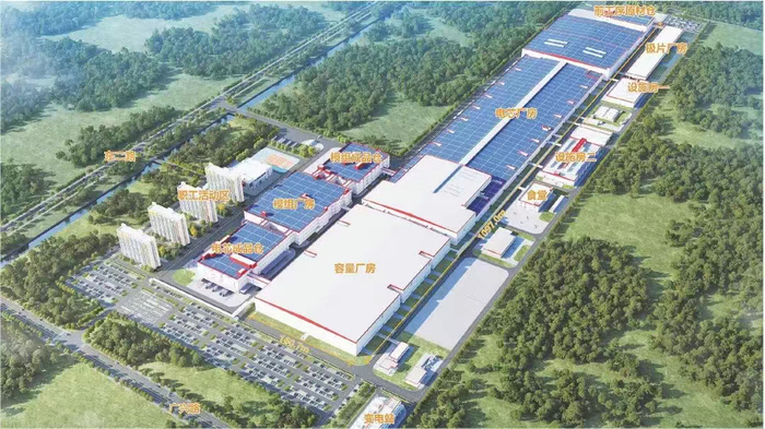 图：东营时代锂电池绿色智造基地项目（一期）效果图
