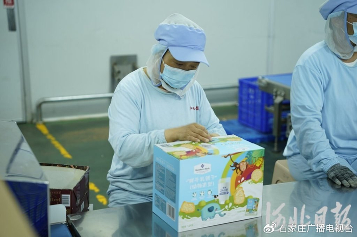 7月21日，位于邱县的河北味盟生物科技食品有限公司包装车间内，工人正在打包产品。河北日报记者魏雨摄