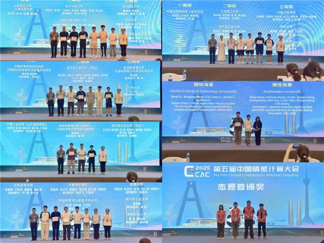 评测、海报、志愿者颁奖