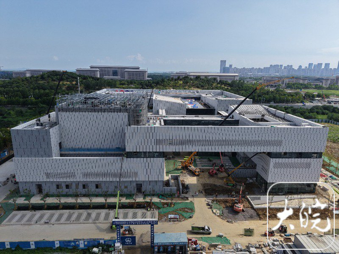 　　图为施工现场。