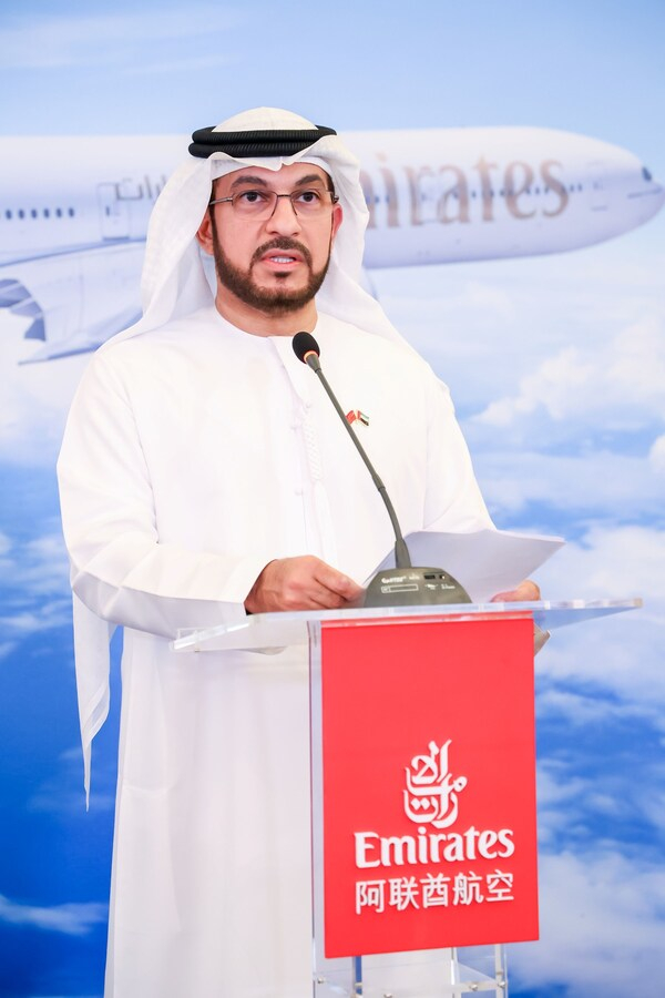 阿联酋航空国际事务部高级副总裁谢赫·马吉德·阿勒·穆阿拉