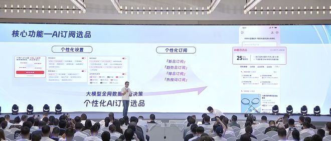 ▲AI订阅选品功能