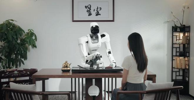  机器人化身泡茶师 受访者供图