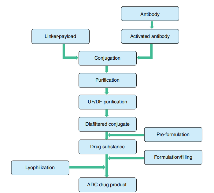图1.1 ADC的制造流程概览