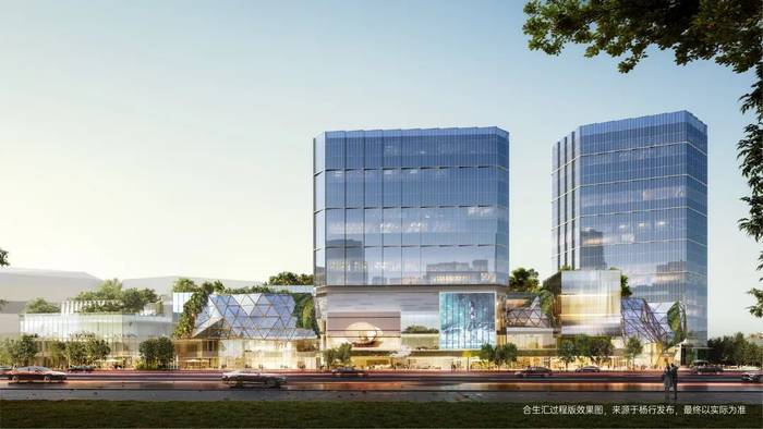 合生汇过程版效果图来源于宝杨茂业，最终以实际为准