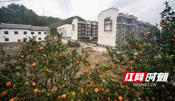 湖南建工集团建成交付的易地扶贫搬迁集中安置区。