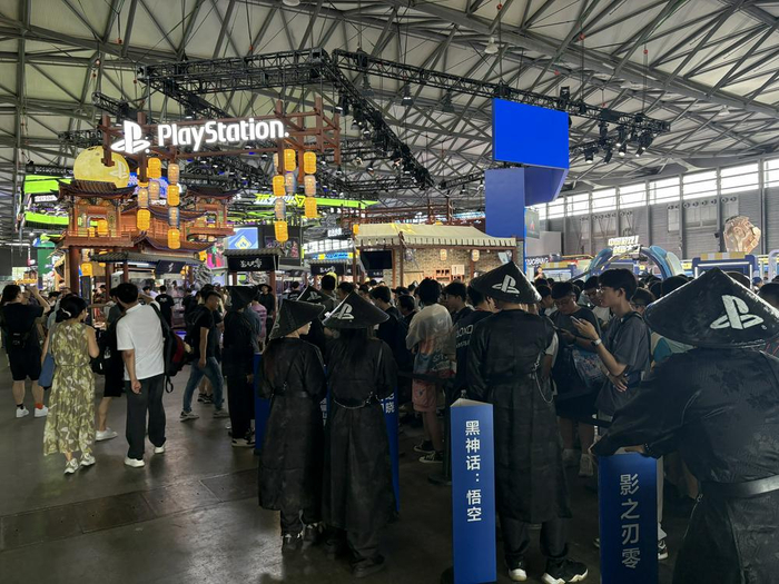 （索尼PlayStation展台）