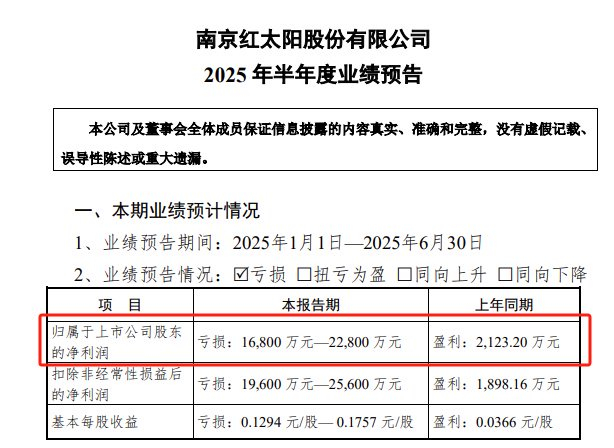 截图自红太阳财报