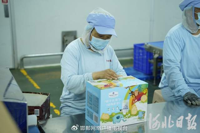 7月21日，位于邱县的河北味盟生物科技食品有限公司包装车间内，工人正在打包产品。河北日报记者魏雨摄