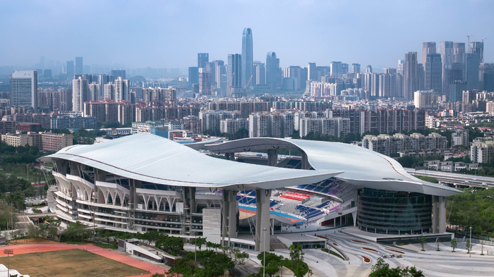 图为广东奥体中心。十五运广东赛区执委会供图
