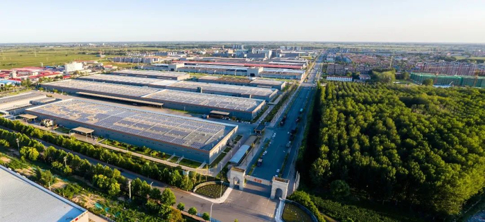 隆尧县东方食品城产业园。园区供图