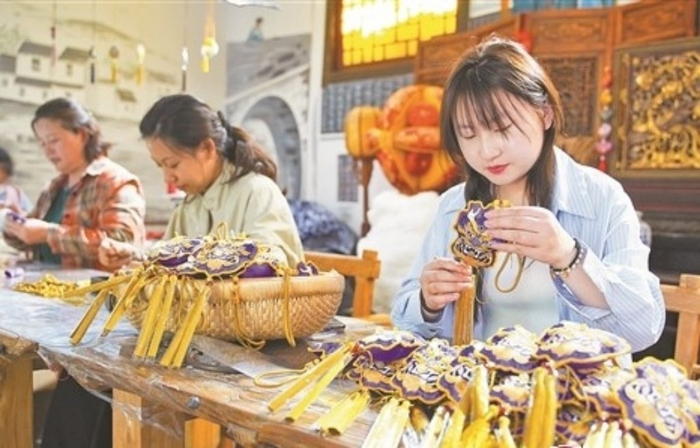 ▲马庄香包文化大院