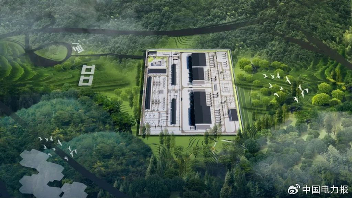 ▲深圳中部换流站效果图