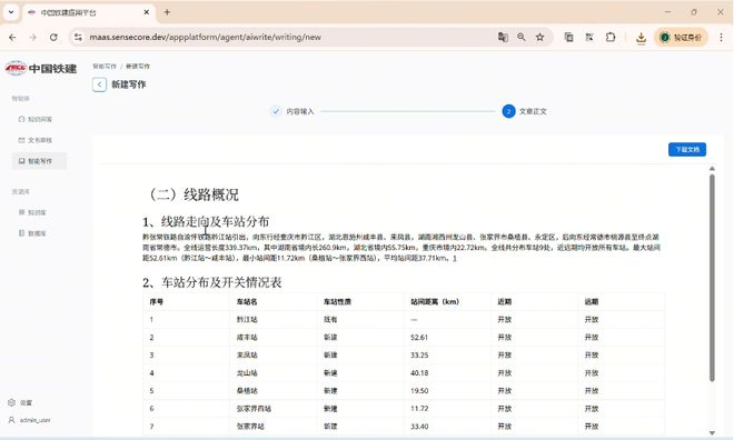 ▲报告辅助编写示例