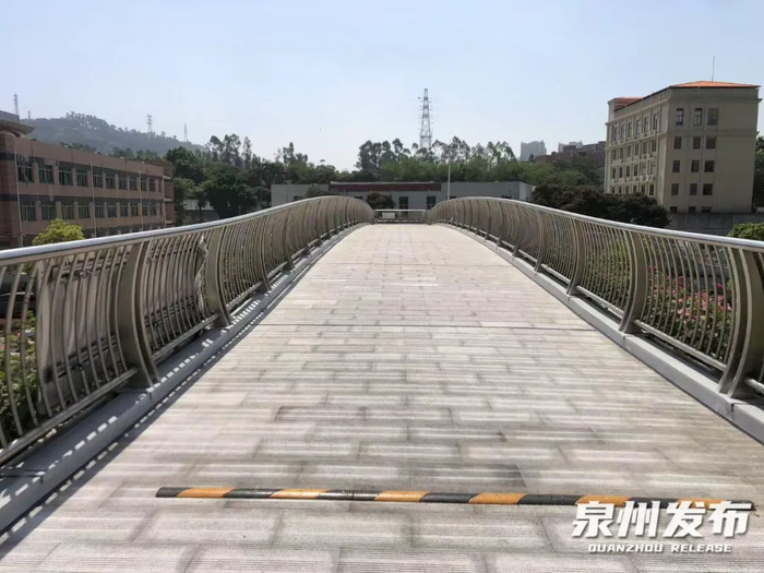 泉州市农业学校人行天桥改造后