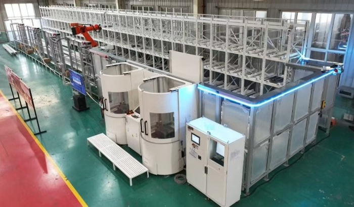 图为巨能股份某柔性加工生产线运转测试中（巨能股份供图）