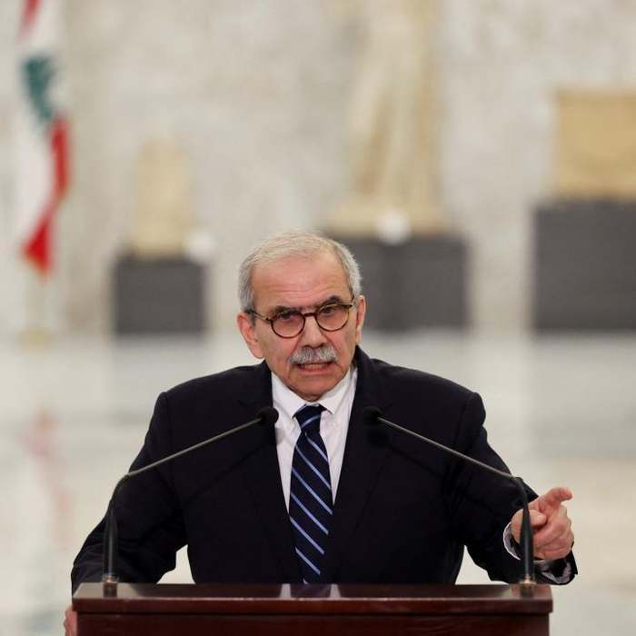 △黎巴嫩总理纳瓦夫·萨拉姆（资料图）