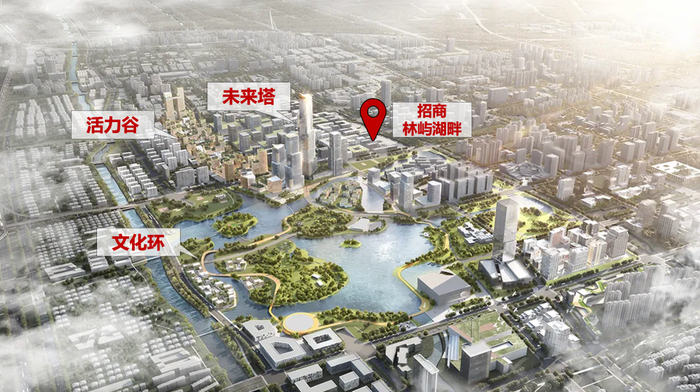 嘉定新城远香湖CAZ效果图