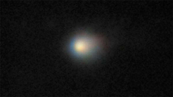 北双子望远镜观测到的3I/ATLAS 图片来源：国际双子星天文台