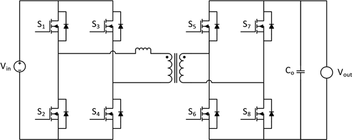图5 双有源桥拓扑