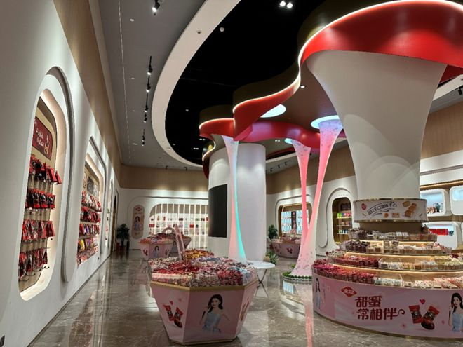 图：金冠的零食展示空间