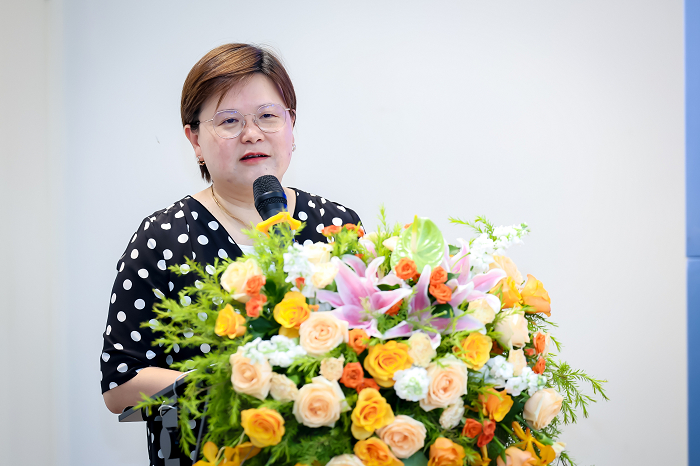 ▲美敦力副总裁兼中国骨科与神外业务集团总经理于婧致辞