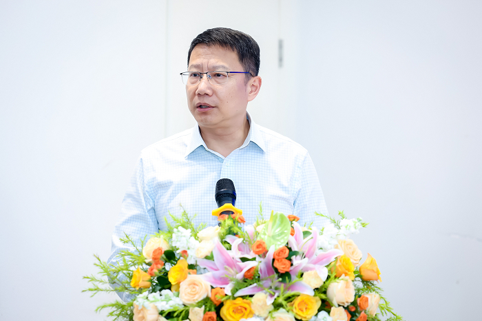 ▲亚太医疗集团北方区CEO杨世春在签约仪式上致辞