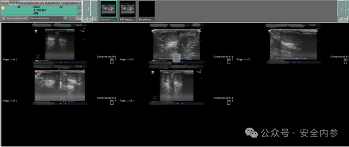 图：带有身份信息的多角度诊断图像