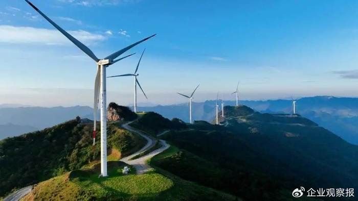 ▲重庆公司清电新能源公司与上海成套院合作开发的风电智能优化控制系统在重庆丰都五洞岩风电场成功投运。