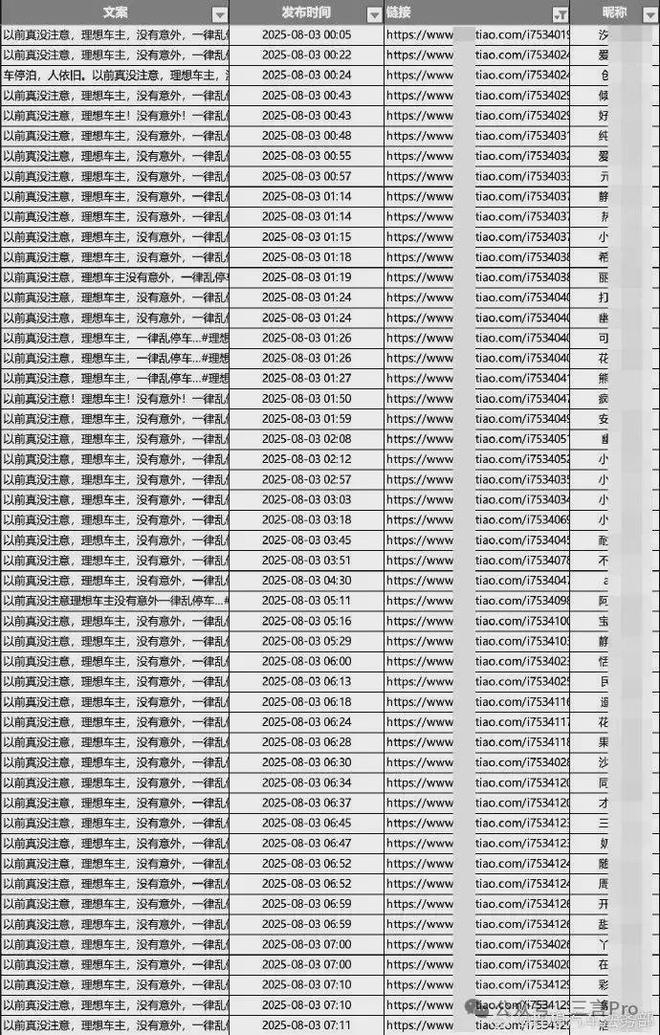 此前，理想汽车产品负责人汤靖还晒出一张网络水军组织抹黑理想汽车的兼职群聊天截图。