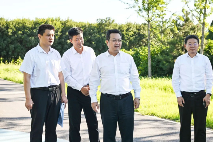 张国华调研雄安新区启动区交通体系建设情况。雄安媒体中心王伟倩摄