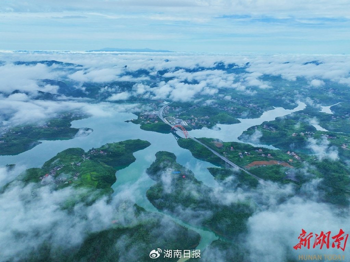 车田江水库。王黎明 摄