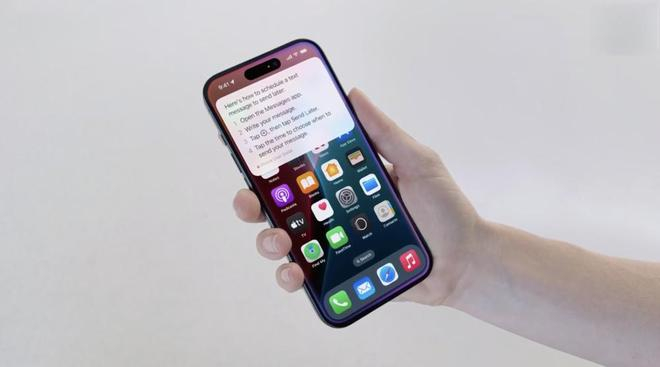 ▲2024年全球开发者大会上展示的Siri（图源：CNBC）