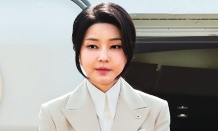 韩国前第一夫人金建希（资料图）。　　图据央视新闻客户端
