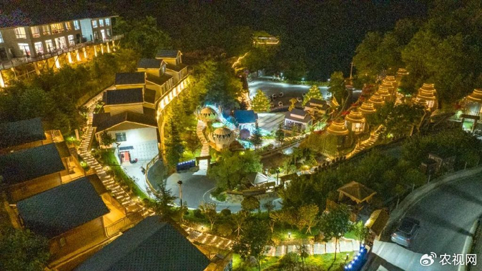 尧治河村“三界洞天”云岭民宿度假区。受访者供图