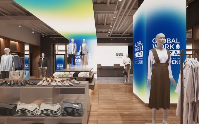 图源：Adastria官网，GLOBAL WORK GINZA