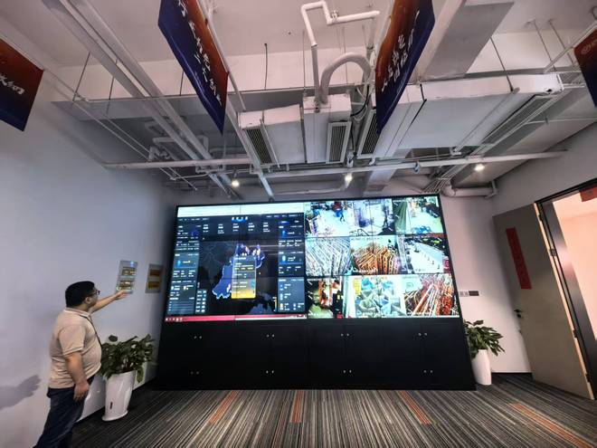 浙江顺丰速运有限公司调度后台  界面新闻记者杨冰柯拍摄