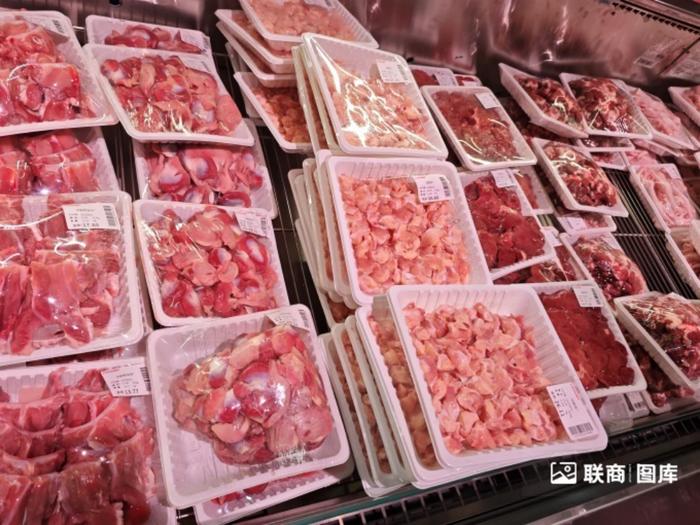 ▲肉品区