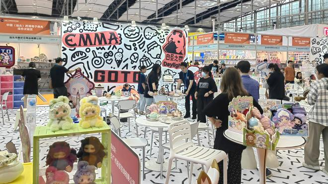 潮玩展位 图片来源：界面新闻记者拍摄