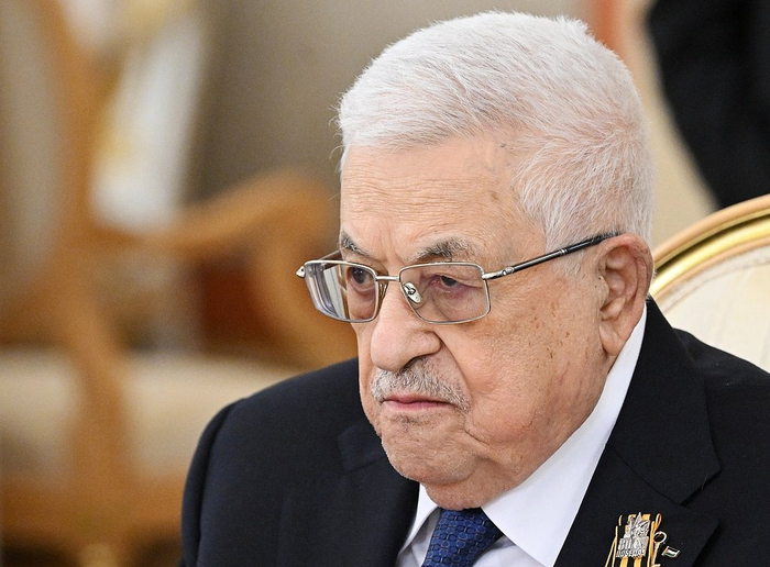 △巴勒斯坦總統(tǒng)阿巴斯（資料圖）