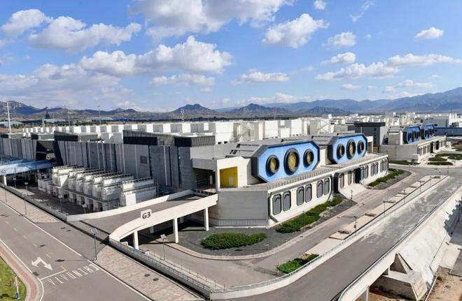  图为秦淮数据环首都·太行山能源信息技术产业基地。