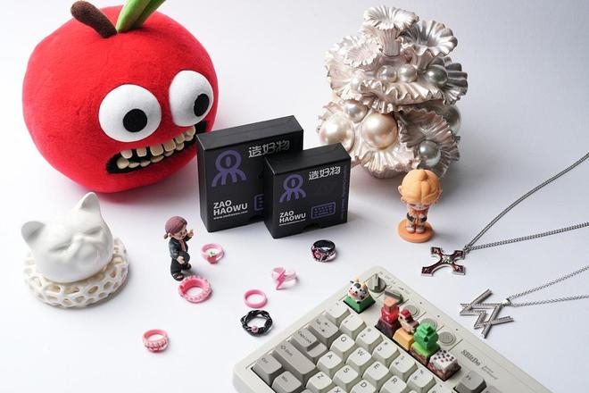 △造好物平台上，用户通过AI创作生产的部分商品。图源：数美万物
