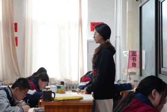 图 | 张莅凝在山东淄博支教（来源：北京工业大学公众号）